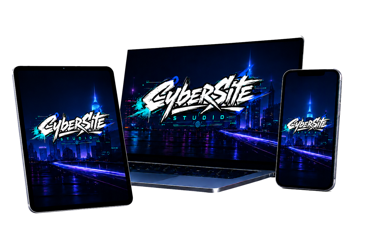 Laptop and phone website mockup